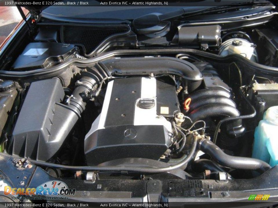 1997 Mercedes-Benz E 320 Sedan Black / Black Photo #10