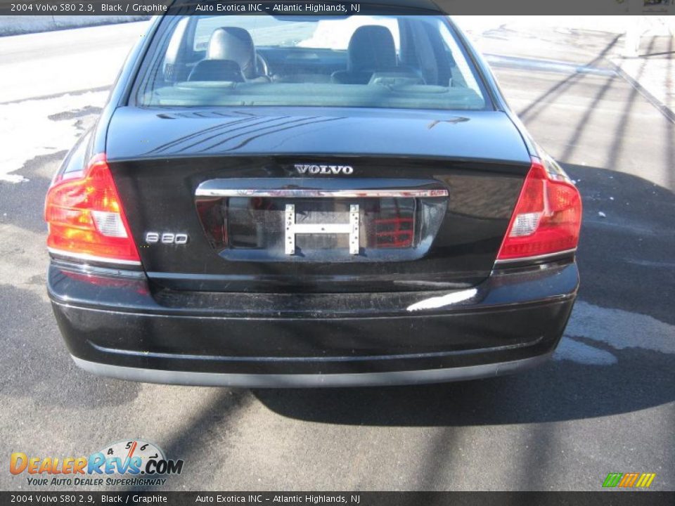 2004 Volvo S80 2.9 Black / Graphite Photo #8