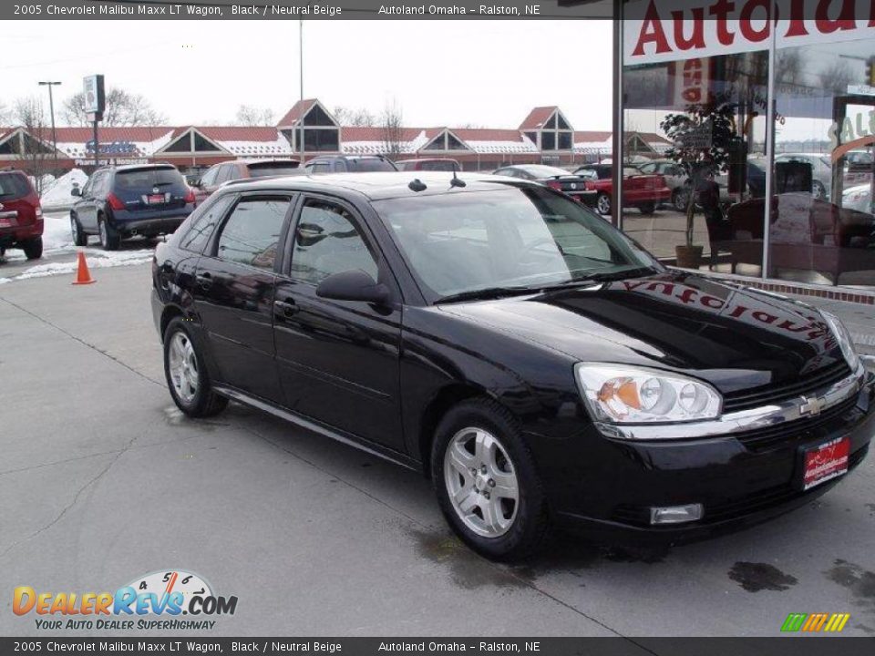 2005 Chevrolet Malibu Maxx LT Wagon Black / Neutral Beige Photo #3