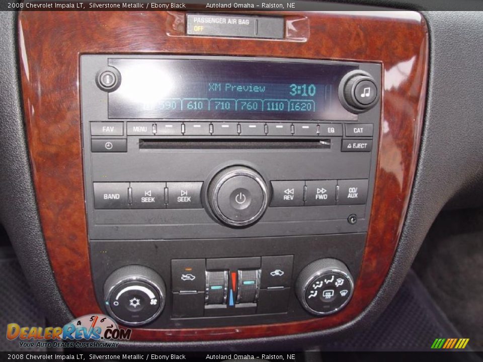 2008 Chevrolet Impala LT Silverstone Metallic / Ebony Black Photo #12