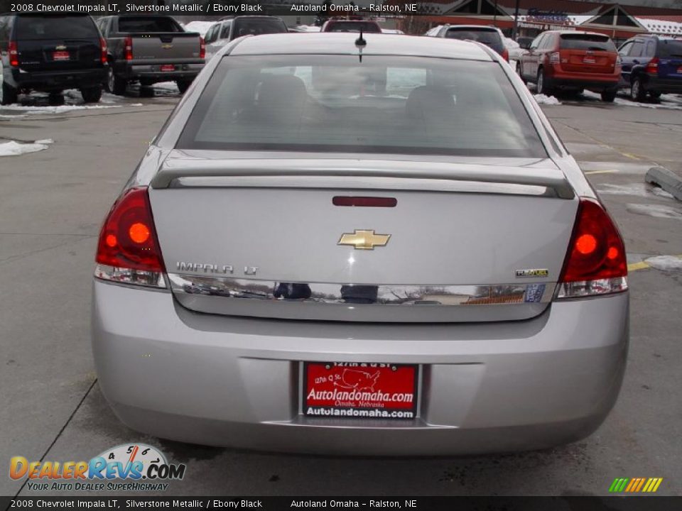 2008 Chevrolet Impala LT Silverstone Metallic / Ebony Black Photo #16