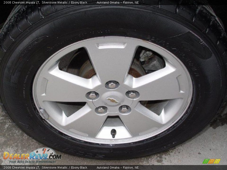 2008 Chevrolet Impala LT Silverstone Metallic / Ebony Black Photo #22