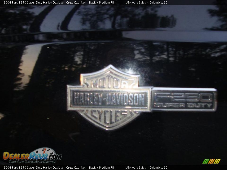 2004 Ford F250 Super Duty Harley Davidson Crew Cab 4x4 Black / Medium Flint Photo #4