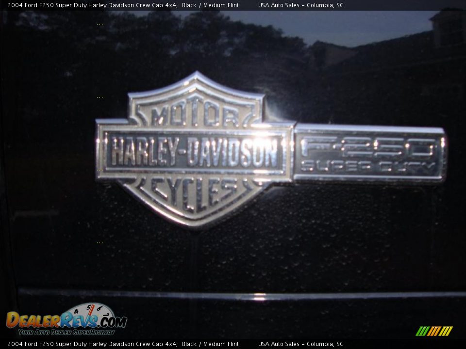 2004 Ford F250 Super Duty Harley Davidson Crew Cab 4x4 Black / Medium Flint Photo #9