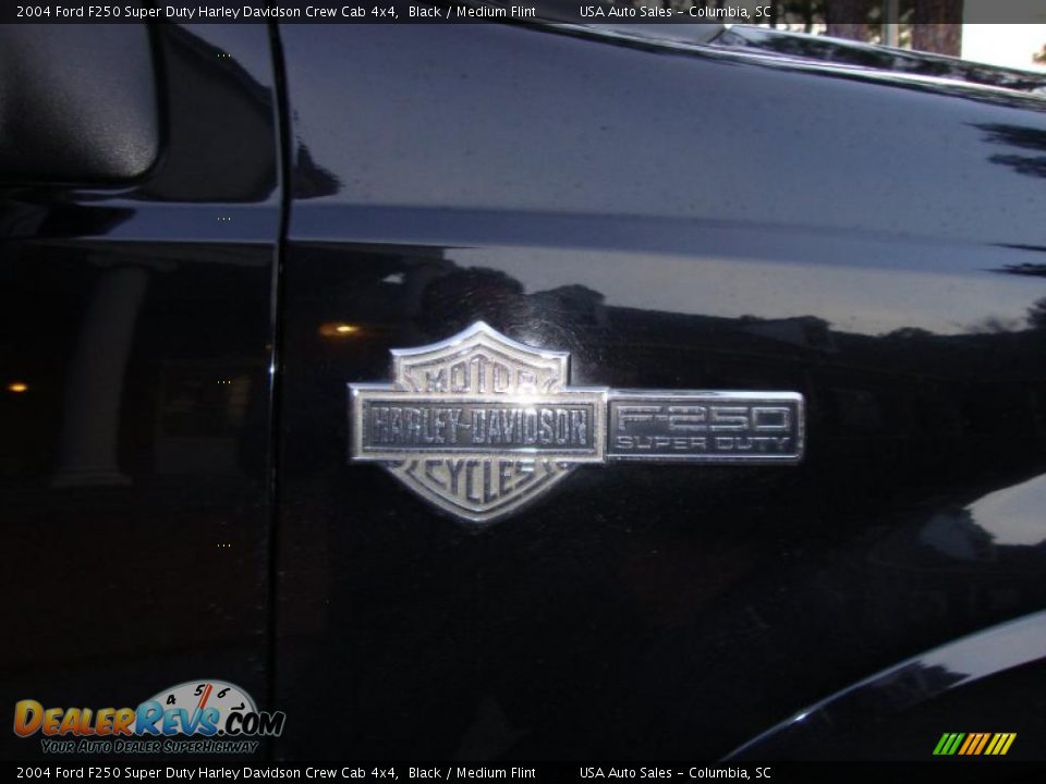 2004 Ford F250 Super Duty Harley Davidson Crew Cab 4x4 Black / Medium Flint Photo #11