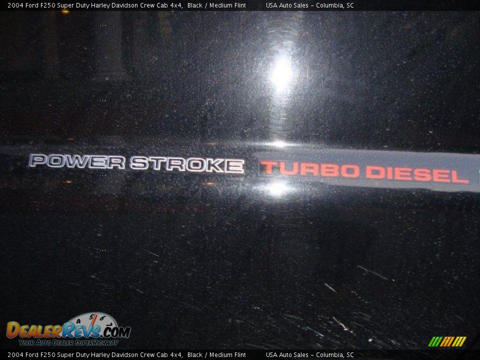 2004 Ford F250 Super Duty Harley Davidson Crew Cab 4x4 Black / Medium Flint Photo #12