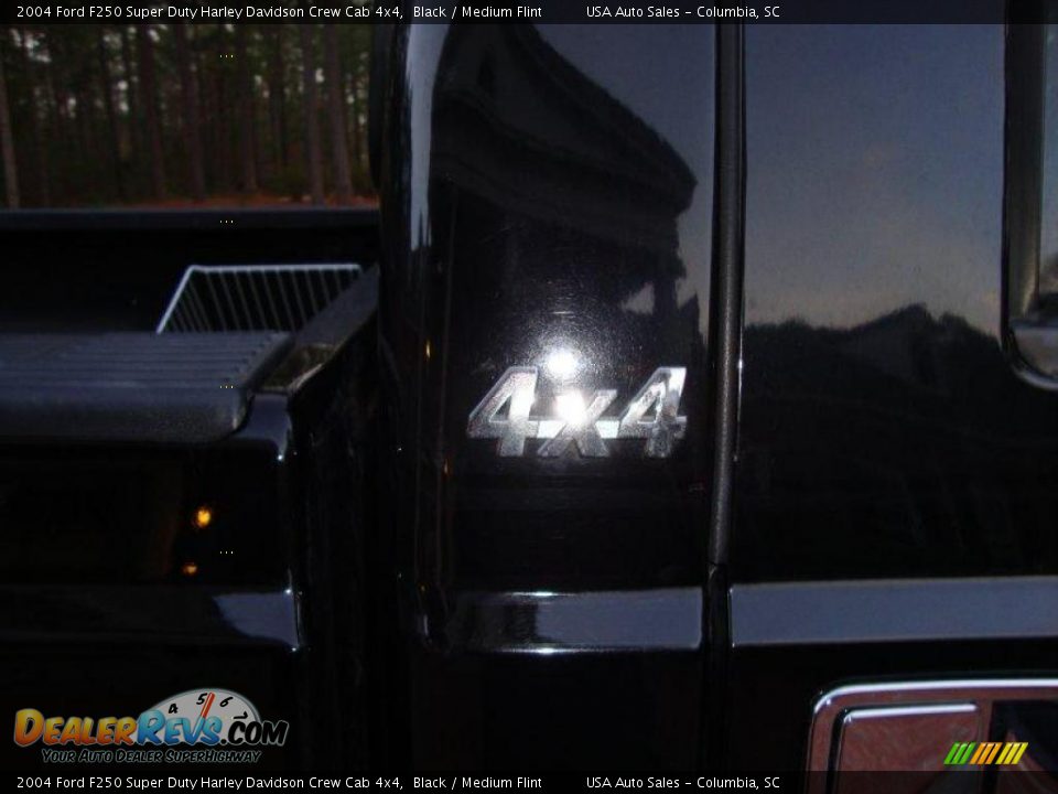 2004 Ford F250 Super Duty Harley Davidson Crew Cab 4x4 Black / Medium Flint Photo #15