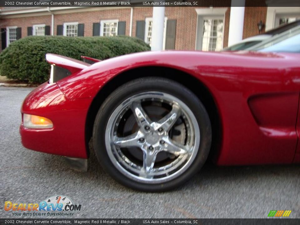 2002 Chevrolet Corvette Convertible Magnetic Red II Metallic / Black Photo #4