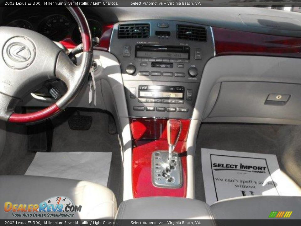 2002 Lexus ES 300 Millennium Silver Metallic / Light Charcoal Photo #11