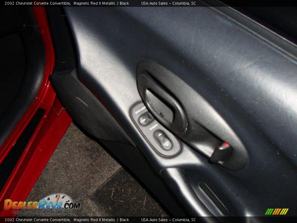 2002 Chevrolet Corvette Convertible Magnetic Red II Metallic / Black Photo #22