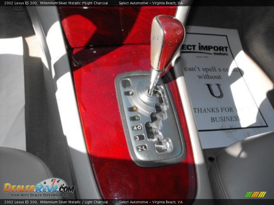 2002 Lexus ES 300 Millennium Silver Metallic / Light Charcoal Photo #14