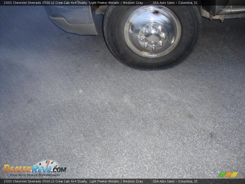 2003 Chevrolet Silverado 3500 LS Crew Cab 4x4 Dually Light Pewter Metallic / Medium Gray Photo #5