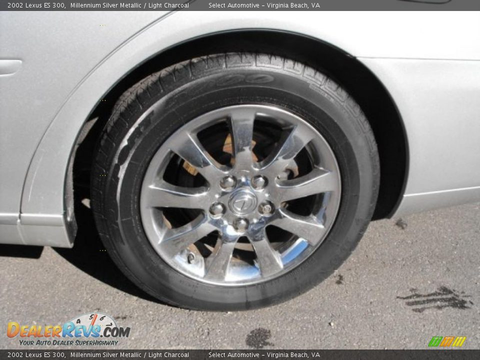 2002 Lexus ES 300 Millennium Silver Metallic / Light Charcoal Photo #19