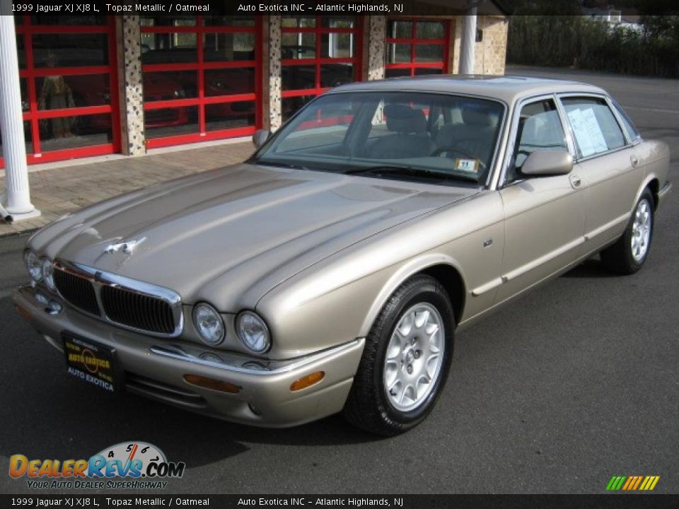 1999 Jaguar XJ XJ8 L Topaz Metallic / Oatmeal Photo #2