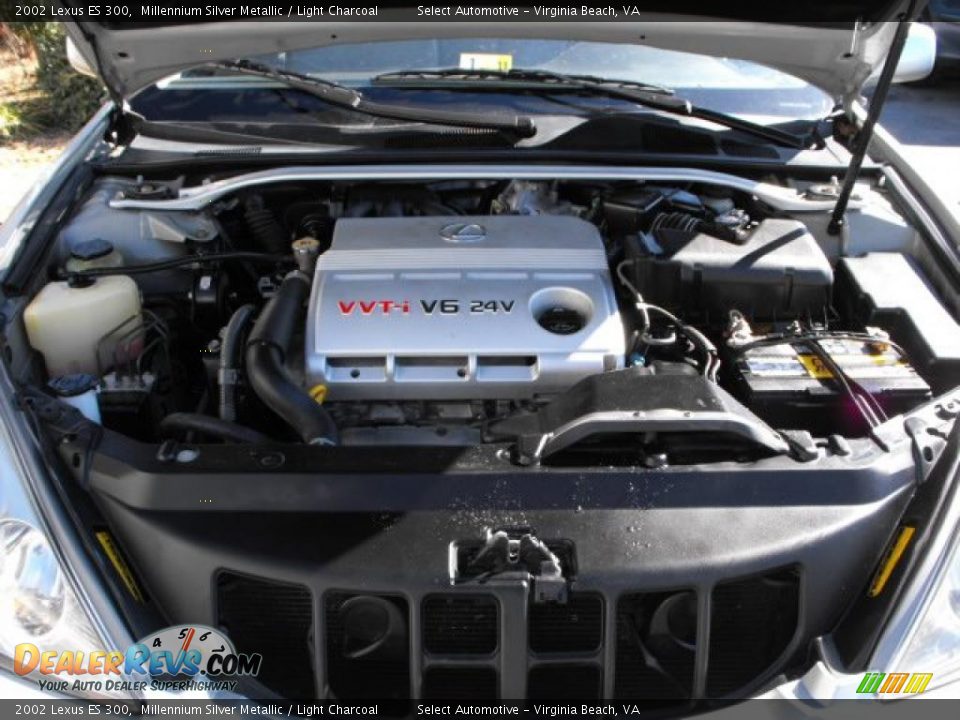2002 Lexus ES 300 Millennium Silver Metallic / Light Charcoal Photo #21