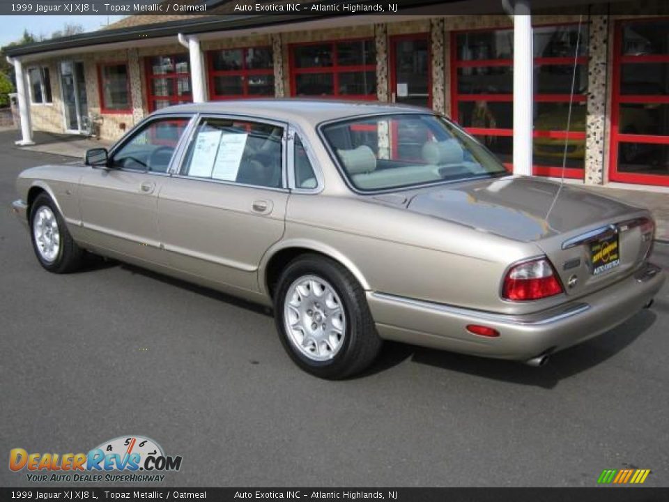 1999 Jaguar XJ XJ8 L Topaz Metallic / Oatmeal Photo #4