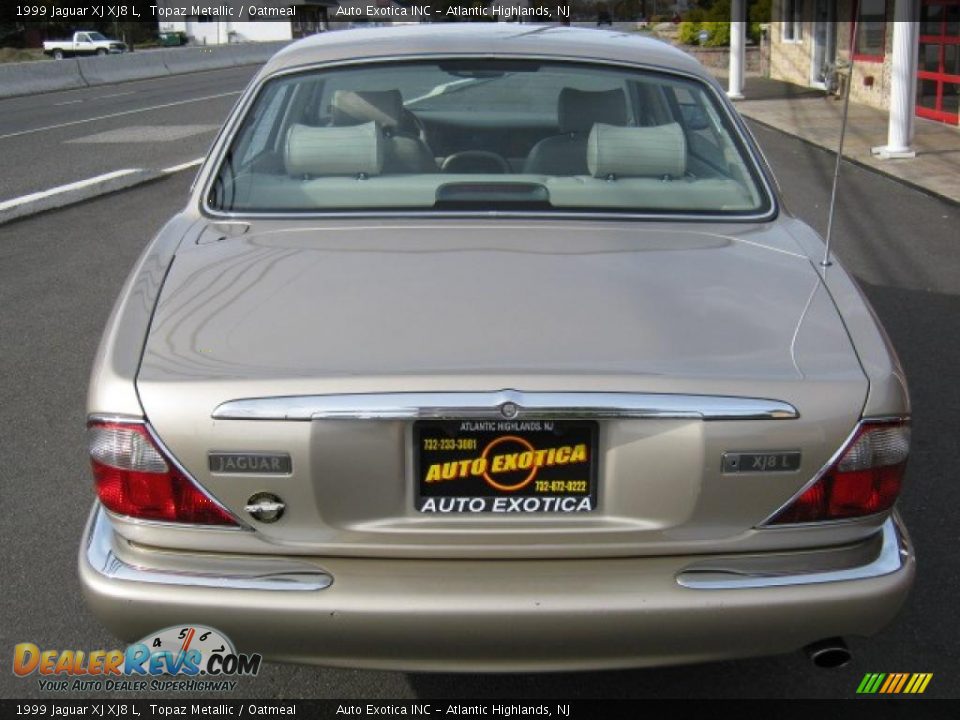 1999 Jaguar XJ XJ8 L Topaz Metallic / Oatmeal Photo #5