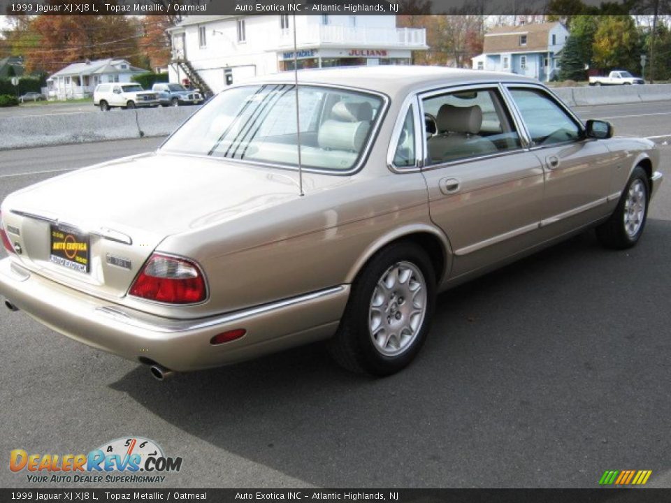 1999 Jaguar XJ XJ8 L Topaz Metallic / Oatmeal Photo #6