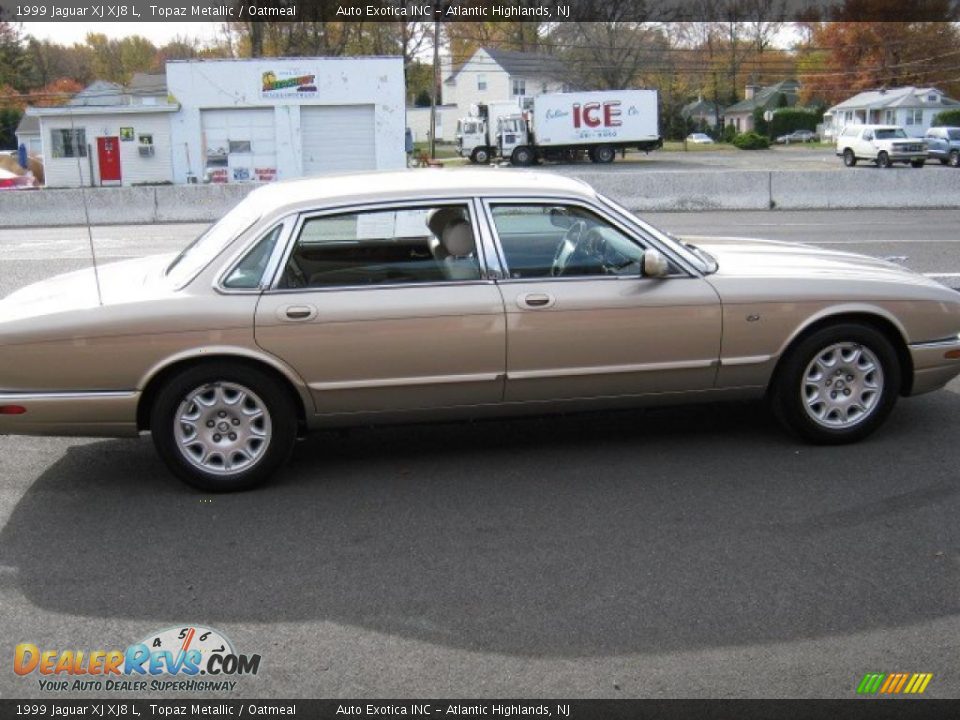 1999 Jaguar XJ XJ8 L Topaz Metallic / Oatmeal Photo #7