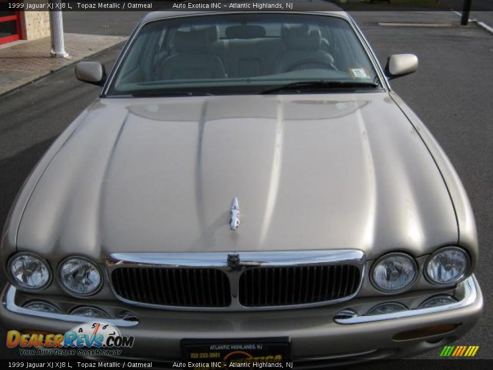 1999 Jaguar XJ XJ8 L Topaz Metallic / Oatmeal Photo #9