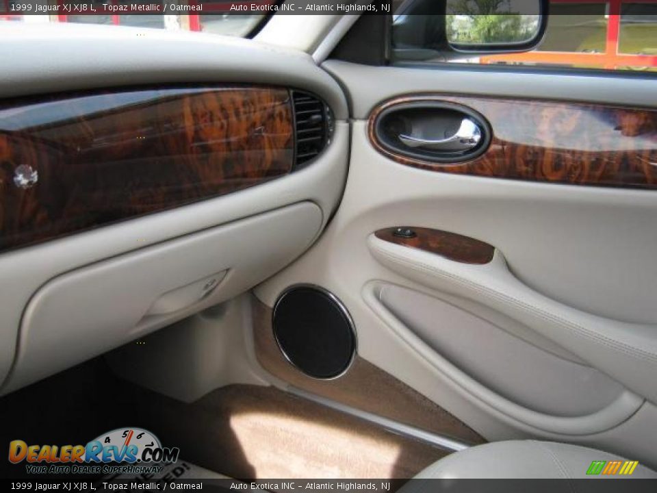1999 Jaguar XJ XJ8 L Topaz Metallic / Oatmeal Photo #14