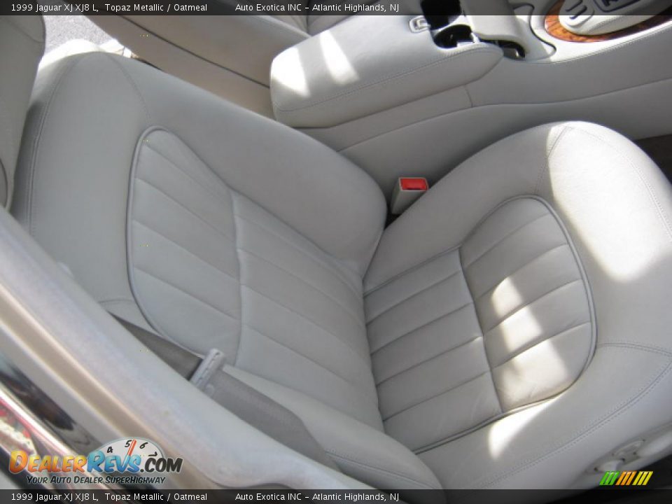 1999 Jaguar XJ XJ8 L Topaz Metallic / Oatmeal Photo #17