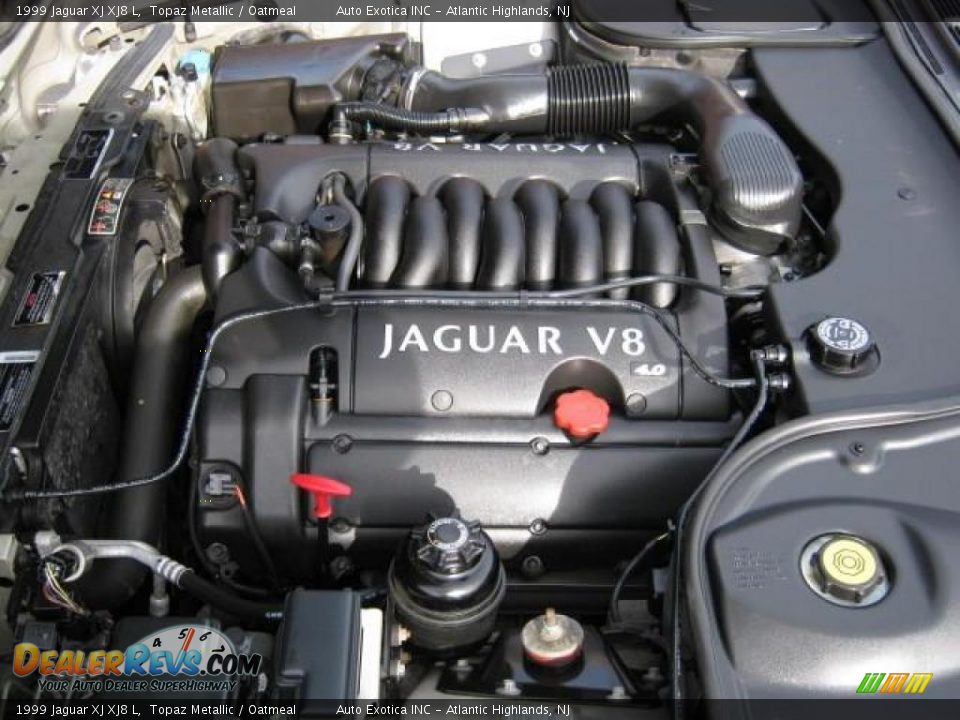 1999 Jaguar XJ XJ8 L Topaz Metallic / Oatmeal Photo #20