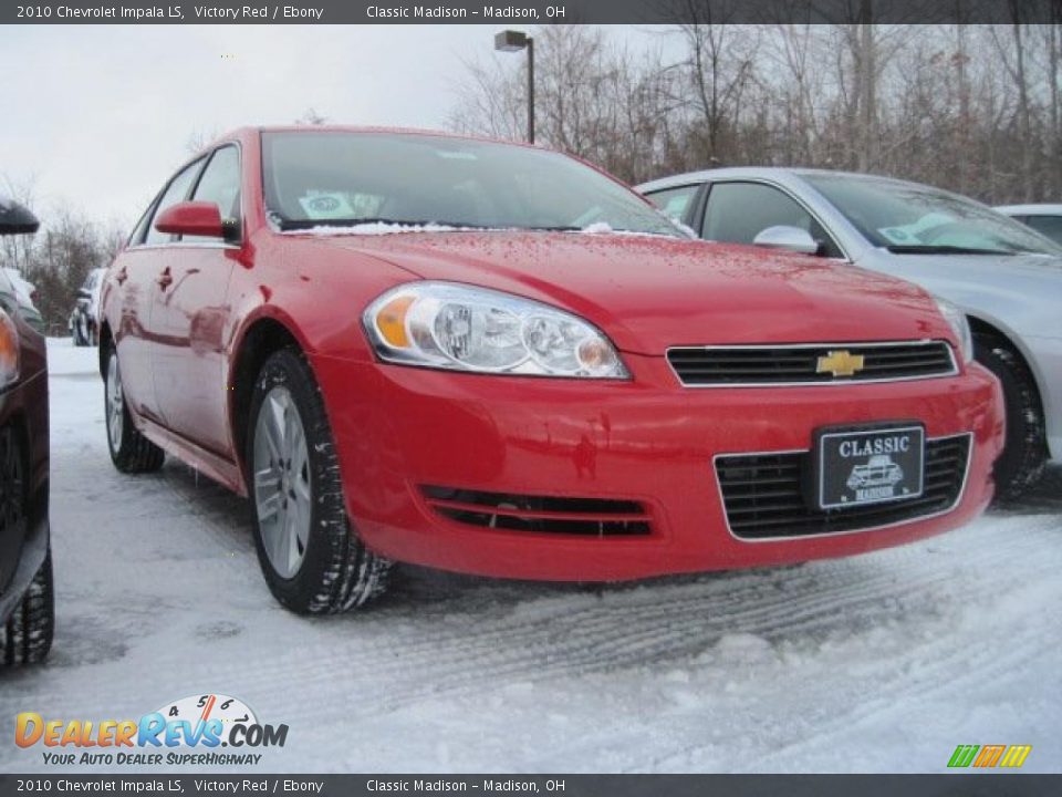 2010 Chevrolet Impala LS Victory Red / Ebony Photo #3