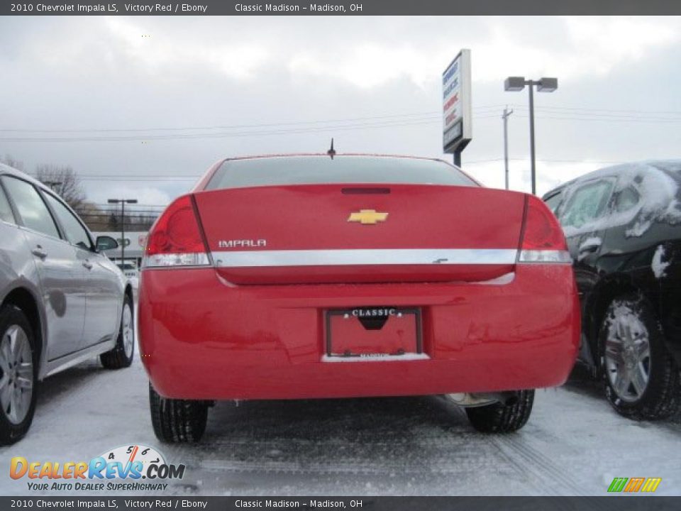 2010 Chevrolet Impala LS Victory Red / Ebony Photo #4