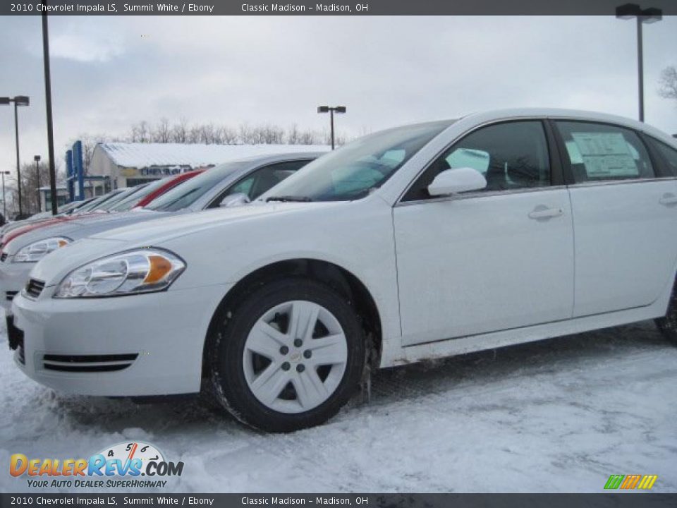 2010 Chevrolet Impala LS Summit White / Ebony Photo #2