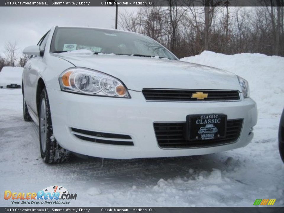 2010 Chevrolet Impala LS Summit White / Ebony Photo #4
