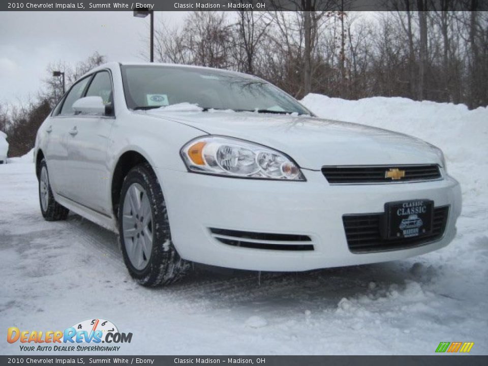 2010 Chevrolet Impala LS Summit White / Ebony Photo #5