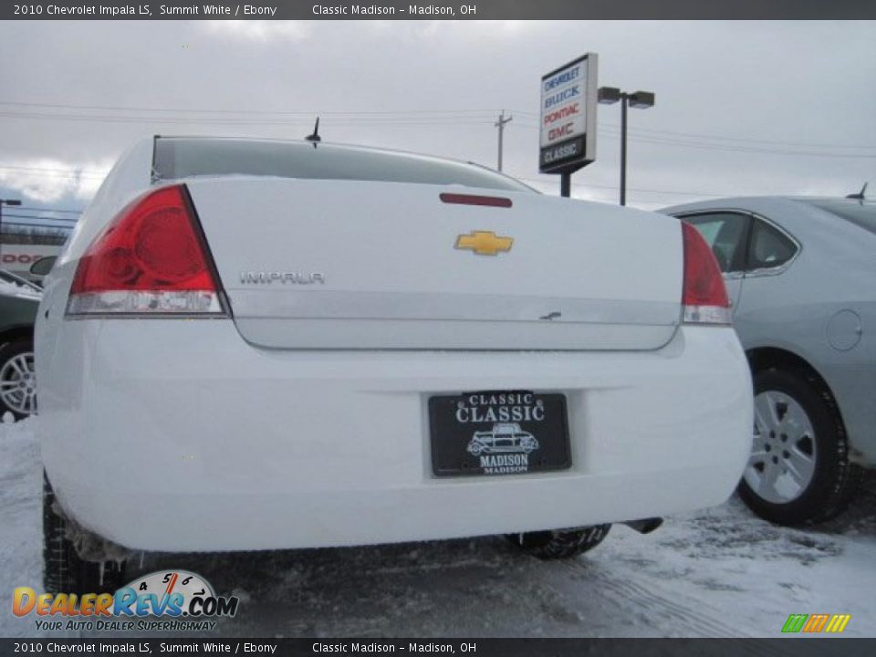 2010 Chevrolet Impala LS Summit White / Ebony Photo #6