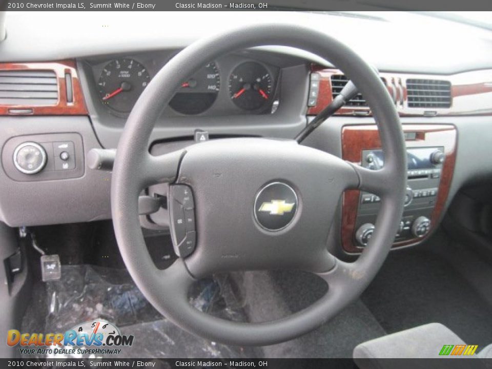 2010 Chevrolet Impala LS Summit White / Ebony Photo #9