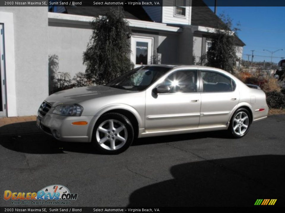 2003 Nissan Maxima SE Sunlit Sand / Blond Photo #1