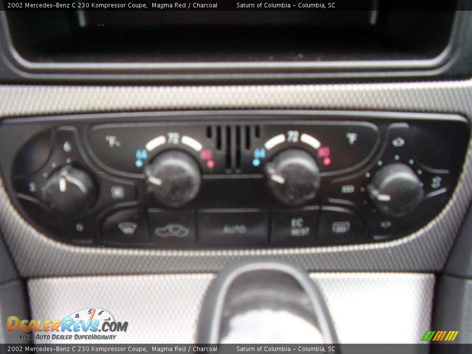 2002 Mercedes-Benz C 230 Kompressor Coupe Magma Red / Charcoal Photo #23