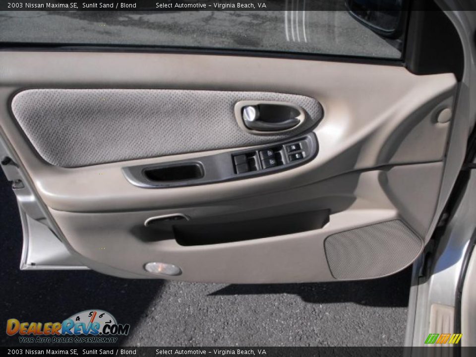 2003 Nissan Maxima SE Sunlit Sand / Blond Photo #9