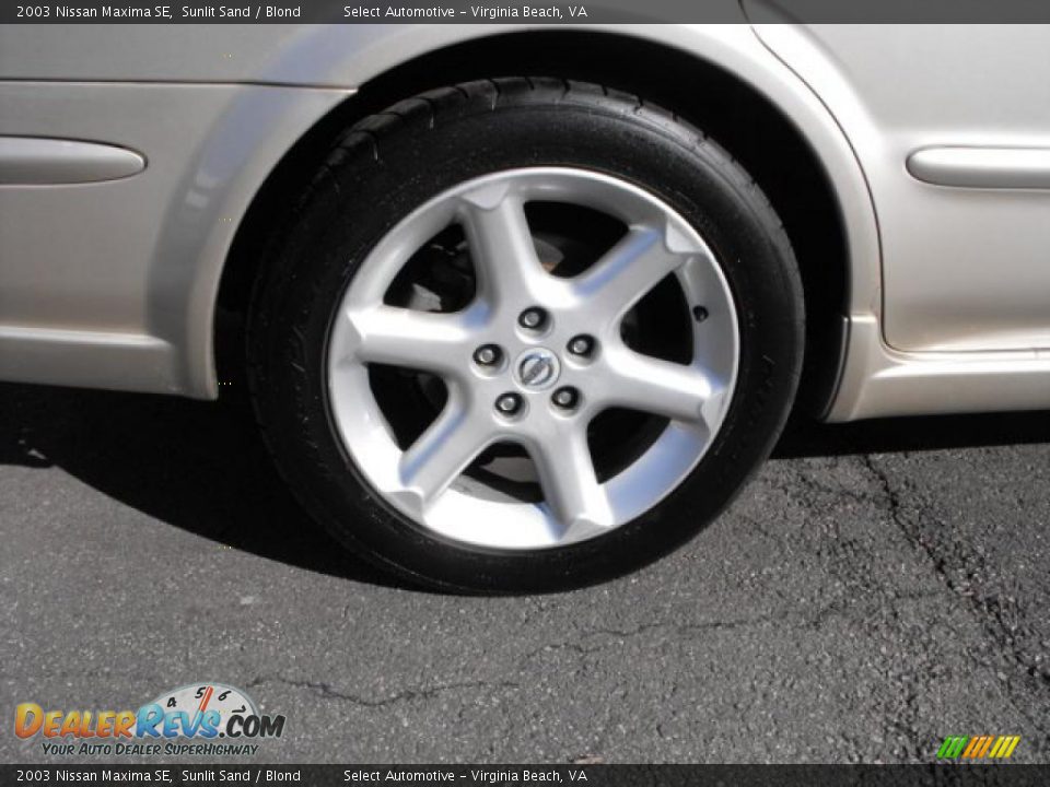 2003 Nissan Maxima SE Sunlit Sand / Blond Photo #19