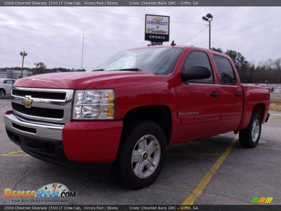 2009 Chevrolet Silverado 1500 LT Crew Cab Victory Red / Ebony Photo #1