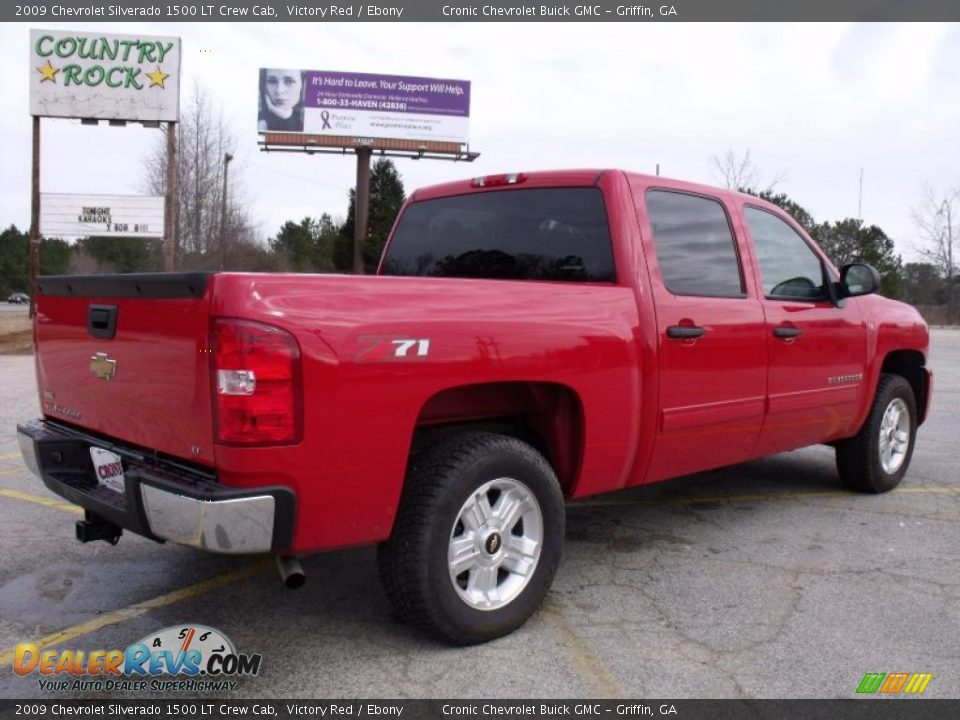 2009 Chevrolet Silverado 1500 LT Crew Cab Victory Red / Ebony Photo #5