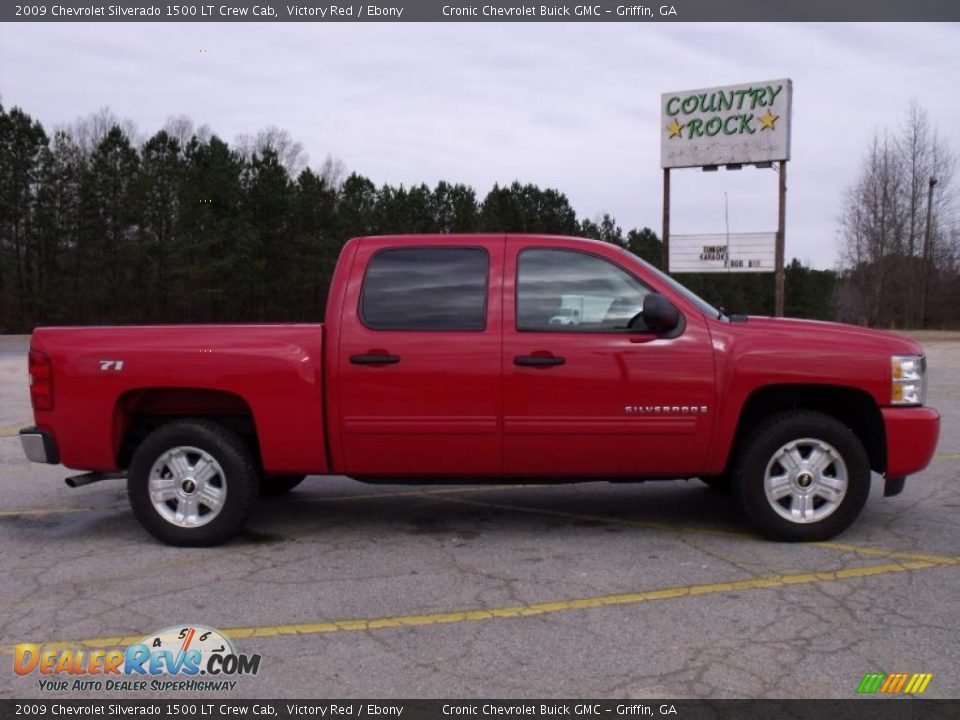 2009 Chevrolet Silverado 1500 LT Crew Cab Victory Red / Ebony Photo #6
