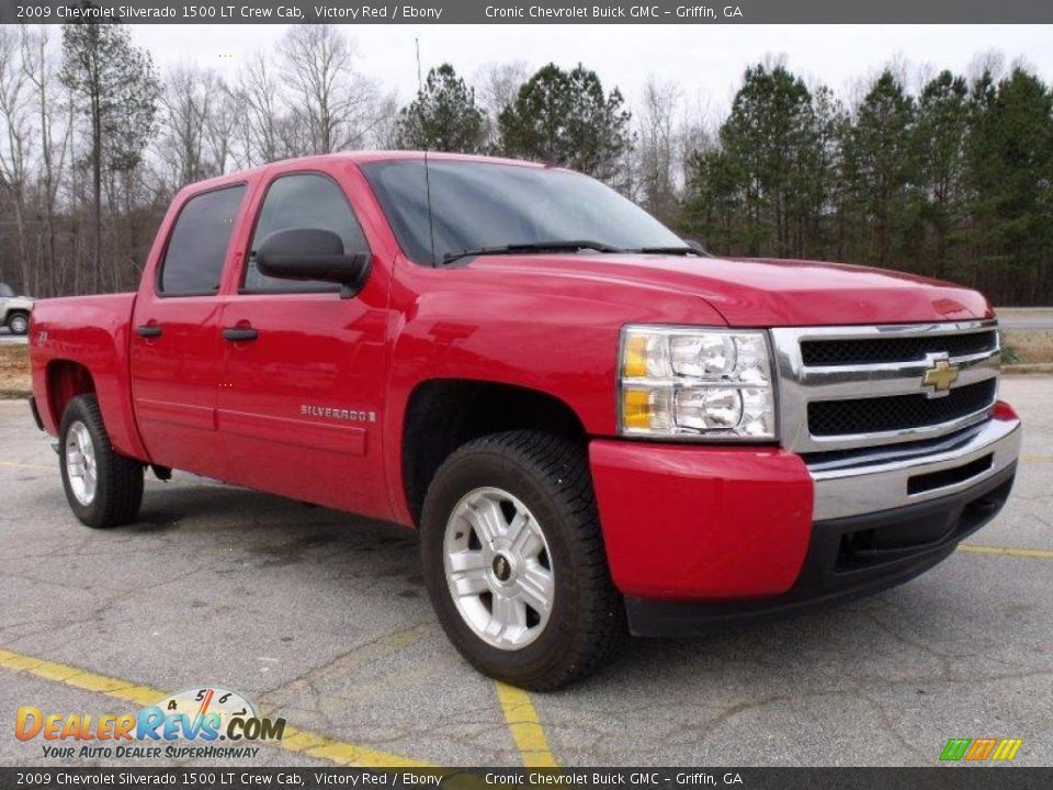 2009 Chevrolet Silverado 1500 LT Crew Cab Victory Red / Ebony Photo #7
