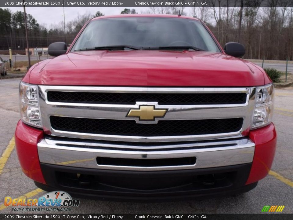 2009 Chevrolet Silverado 1500 LT Crew Cab Victory Red / Ebony Photo #8