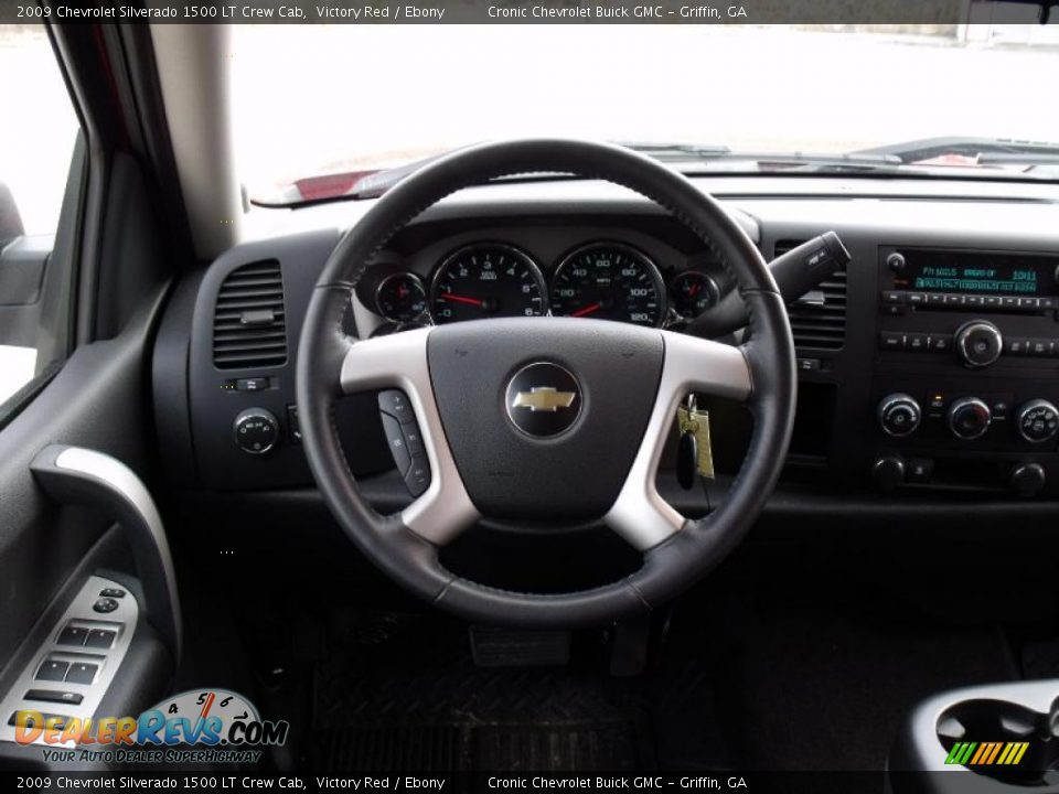 2009 Chevrolet Silverado 1500 LT Crew Cab Victory Red / Ebony Photo #18