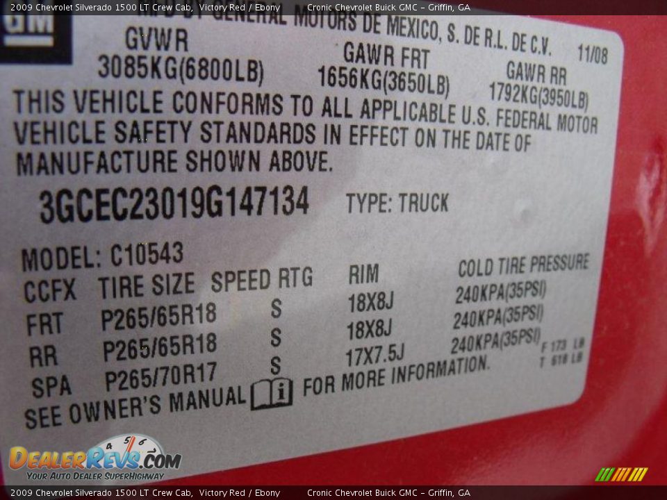2009 Chevrolet Silverado 1500 LT Crew Cab Victory Red / Ebony Photo #23