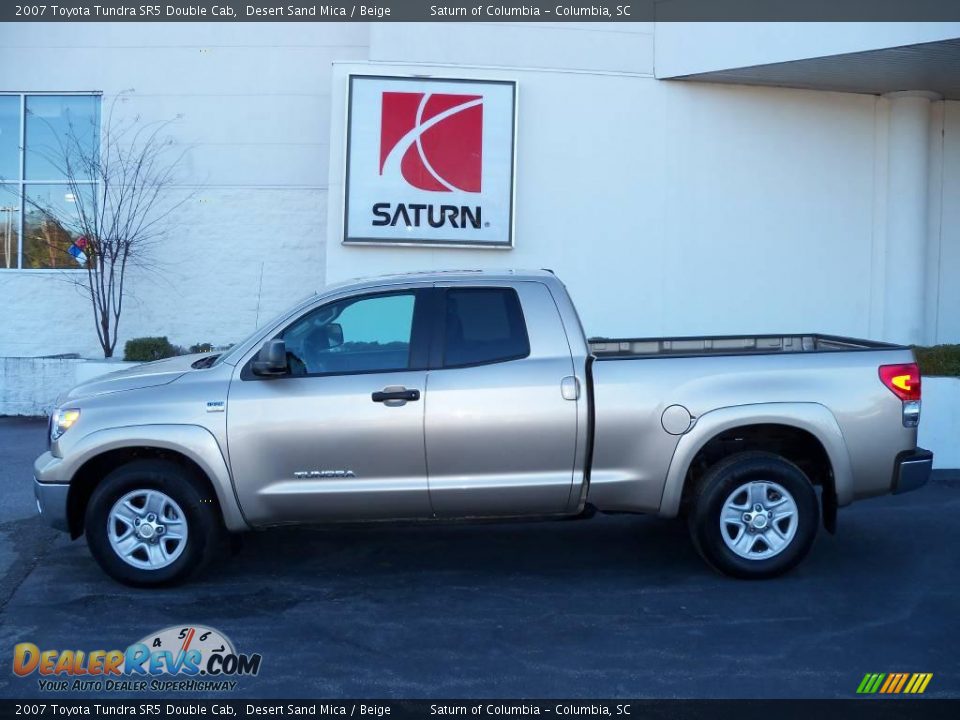 2007 Toyota Tundra SR5 Double Cab Desert Sand Mica / Beige Photo #1