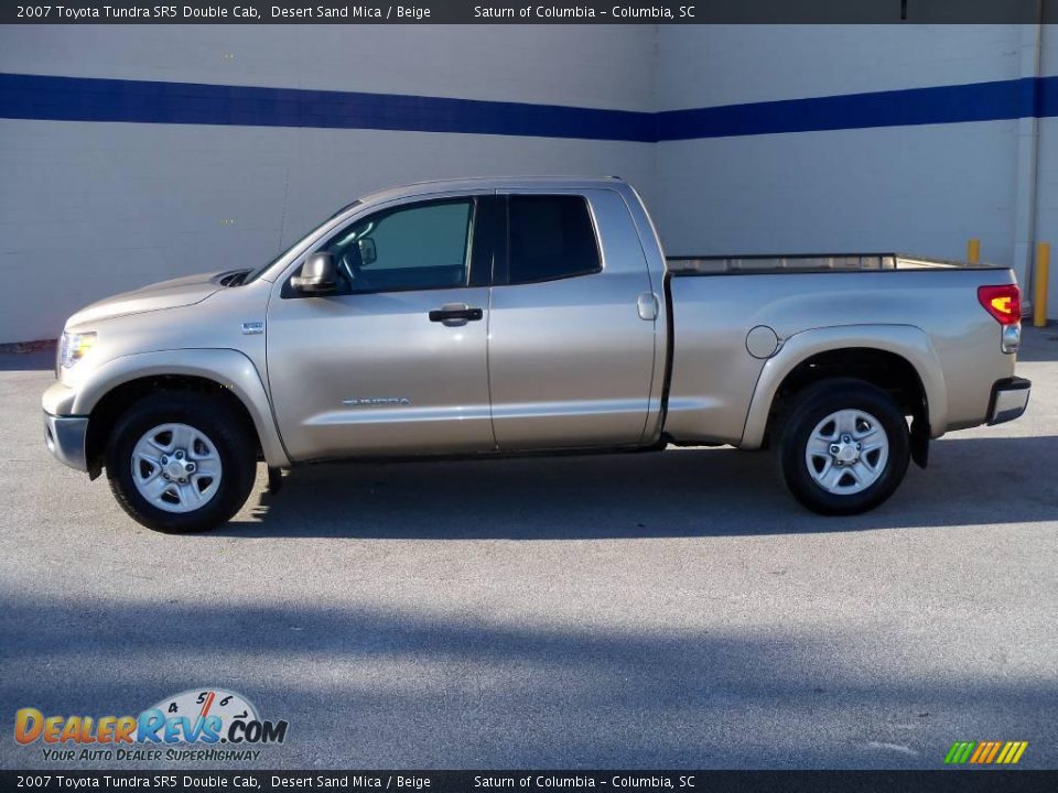 2007 Toyota Tundra SR5 Double Cab Desert Sand Mica / Beige Photo #4