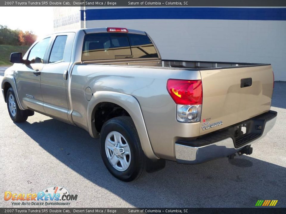 2007 Toyota Tundra SR5 Double Cab Desert Sand Mica / Beige Photo #5