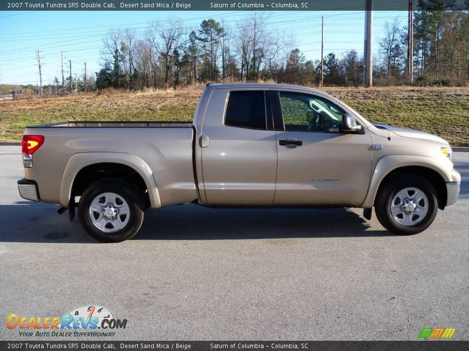 2007 Toyota Tundra SR5 Double Cab Desert Sand Mica / Beige Photo #8