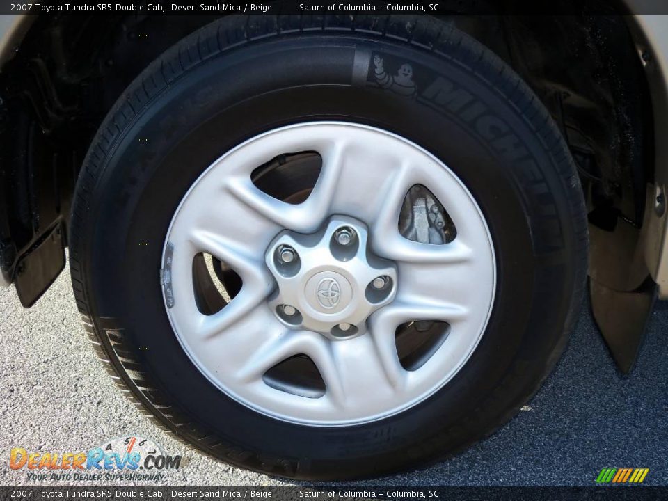2007 Toyota Tundra SR5 Double Cab Desert Sand Mica / Beige Photo #11